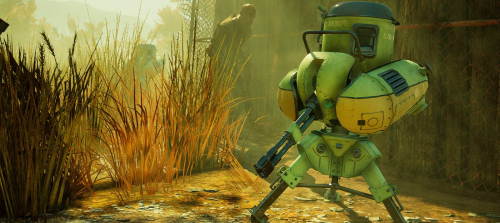 Итальянский косплеер закончил работу над турелью из Fallout 4 с подсветкой и дымом