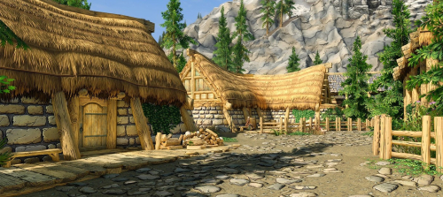 Мод в стиле Studio Ghibli для Skyrim завершён и преображает все ландшафты и города