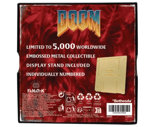 Американский ритейлер начал продавать позолоченные дискеты с Doom за 30 долларов без самой игры Американский ритейлер начал продавать позолоченные дискеты с Doom за 30 долларов без самой игры