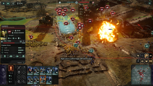 Свой орден космодесанта и рушащиеся укрытия – впечатления от часа игры в Total War Warhammer 40,000 Свой орден космодесанта и рушащиеся укрытия – впечатления от часа игры в Total War Warhammer 40,000