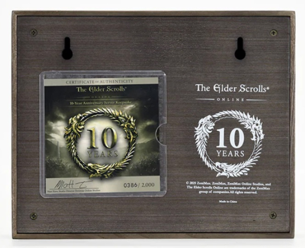 
                Bethesda распродает по частям старые серверы TES Online в магазине мерча. Приобрести «кусочек истории игры» фанатам MMO предлагают за 110 долларов
            