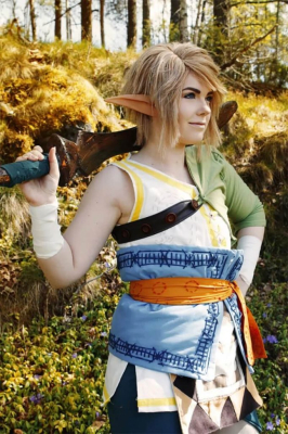 Очень симпатичный косплей по игре Legend of Zelda