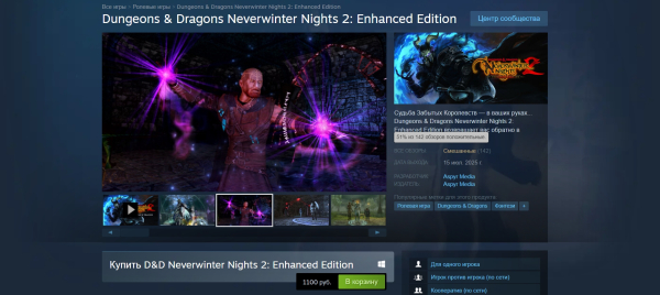 
                «Баги все те же». Ремастер Neverwinter Nights 2: Enhanced Edition оставил смешанные первые впечатления
            